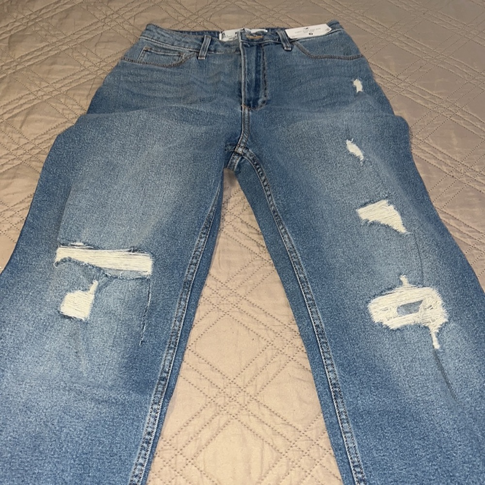 Hollister curvy ultra high dad Jean - Picture 7 of 9